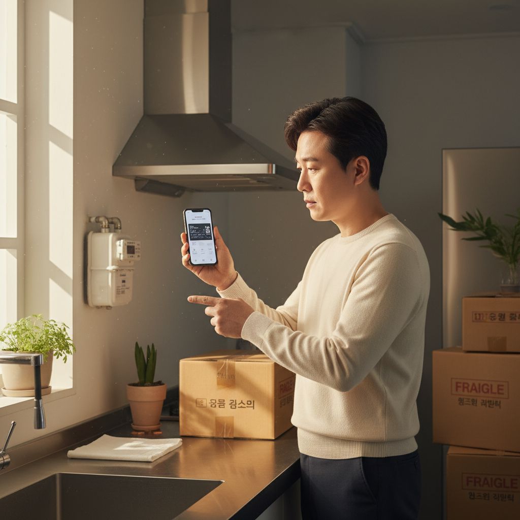 이사 전 가스 해지 및 재개통 신청 방법 실전 방법 상세 설명