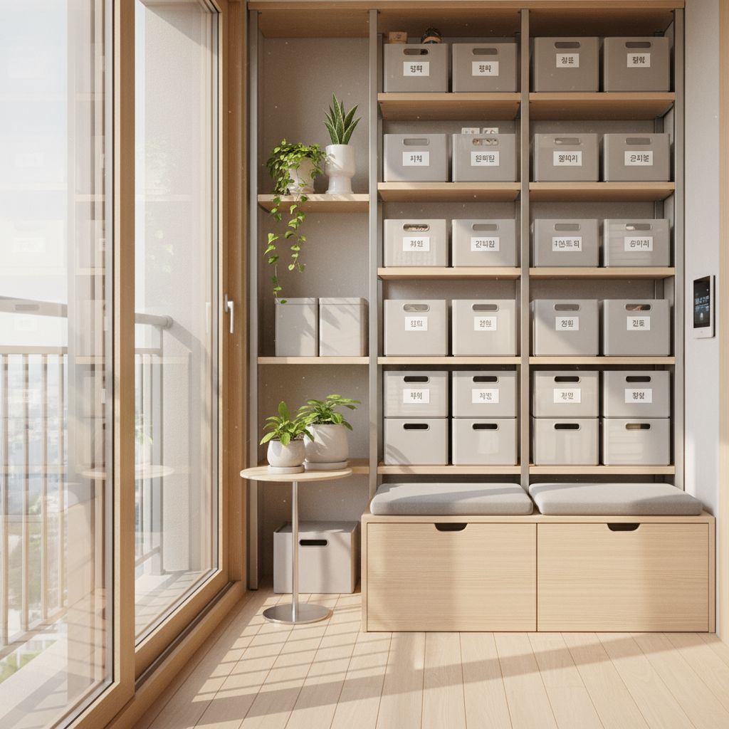 이사 후 베란다 수납 방법 실전 방법 상세 설명